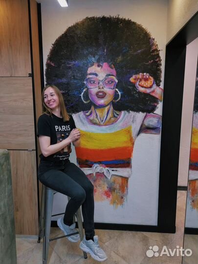 Роспись стен в квартире, детской, доме