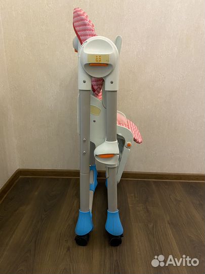 Детский стульчик для кормления chicco polly