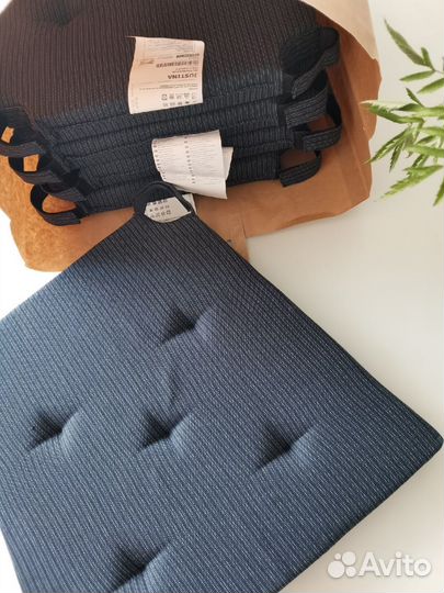 Подушки на стул Justina (ikea) 4 штуки