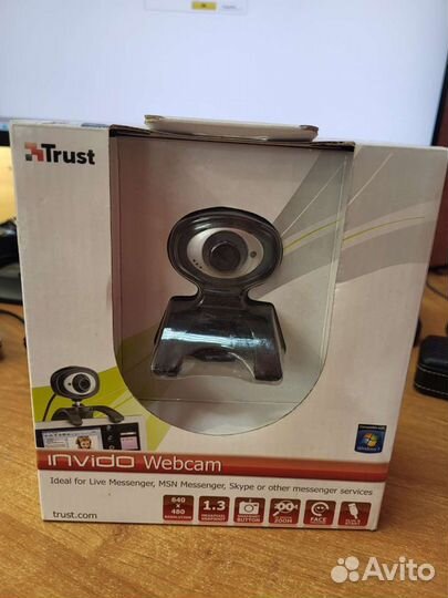 Веб-камера trust invido webcam (40/360) USB