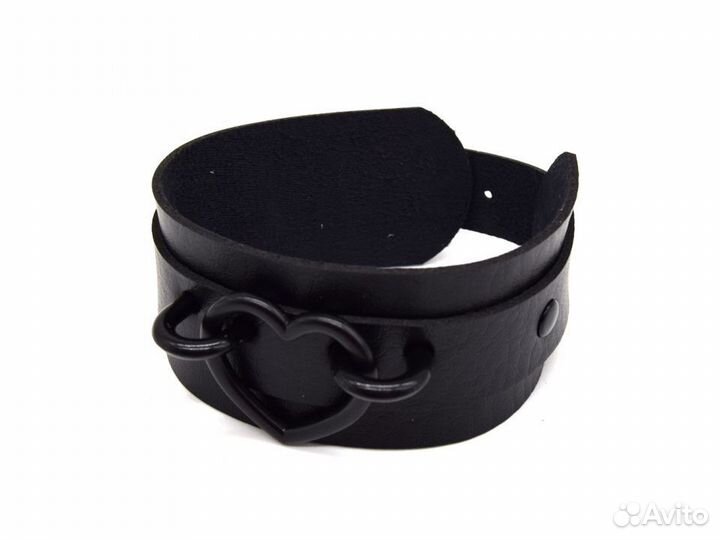 Браслет Черное сердце