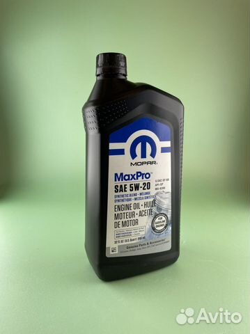 Масло синтетическое Mopar 5W20 68518202AA купить в Москве 68518202AA ...