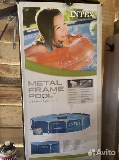 Каркасный бассейн intex