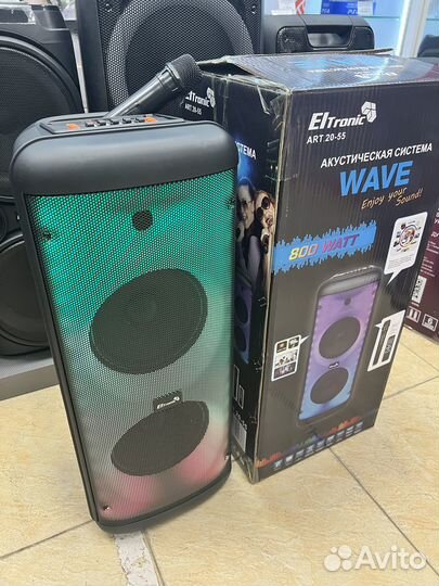 Колонка блютуз караоке ElTronic 20-55 wave 800