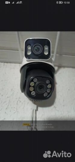 Wifi Камера с двумя объективами поворотная