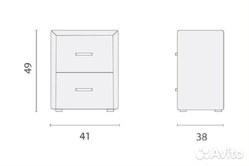 Тумба прикроватная Аскона