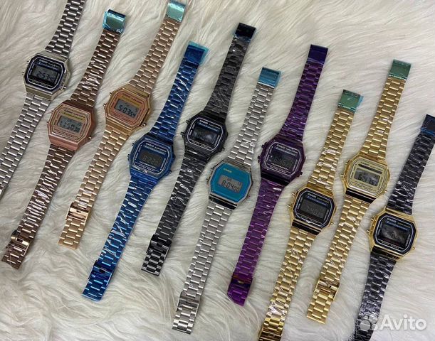 Часы Casio фиолетовые