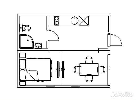 Дачный модульный дом