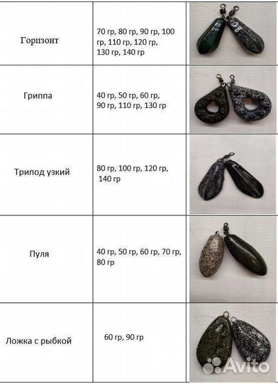 Карповые грузила