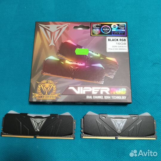 DDR4 Patriot Viper RGB 16GB (2х8)