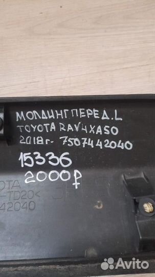 Накладка двери передняя левая Toyota Rav 4 Xa 50 С