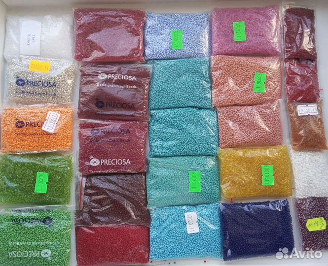 Микробисер, микрорубка Preciosa 11,12,13