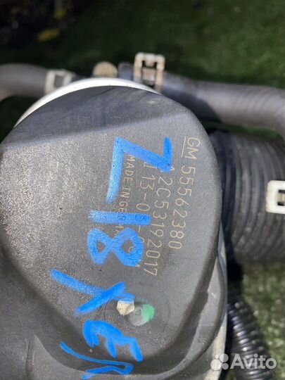 Заслонка дроссельная Z18XER Opel Astra 55565300