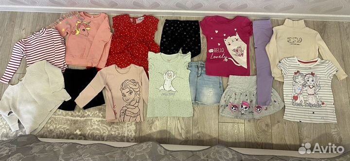 Вещи пакетом на девочку 92 98