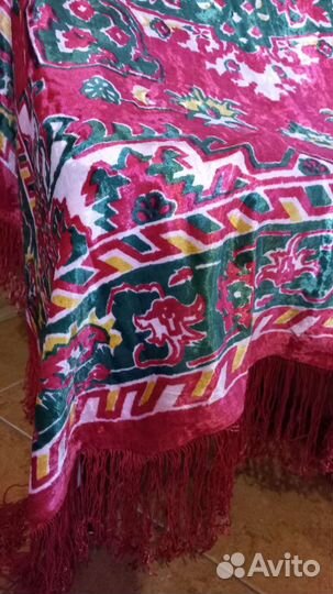 Скатерть бархатная бархат гдр СССР