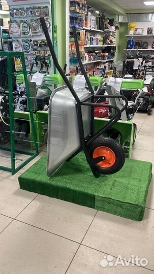 Тачка строительная усиленная Одноколесная