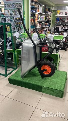 Тачка строительная усиленная Одноколесная