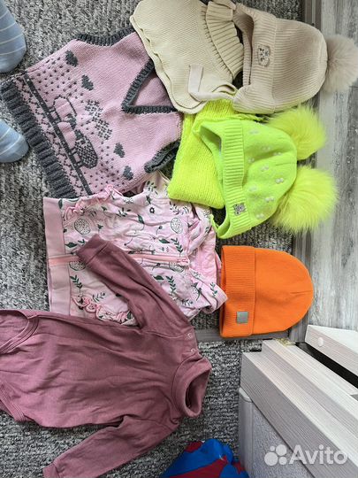 Детские вещи пакетом 74-86 девочка
