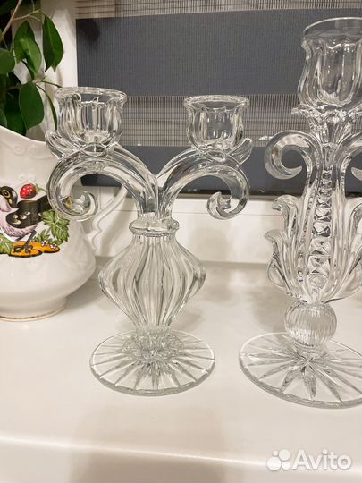 Хрустальные подсвечники СССР