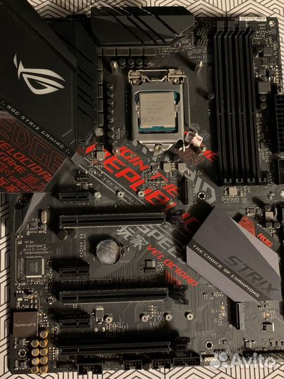 Материнская плата asus rog strix z390-h gaming