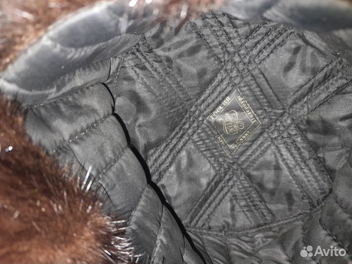 Норковая шапка мужская