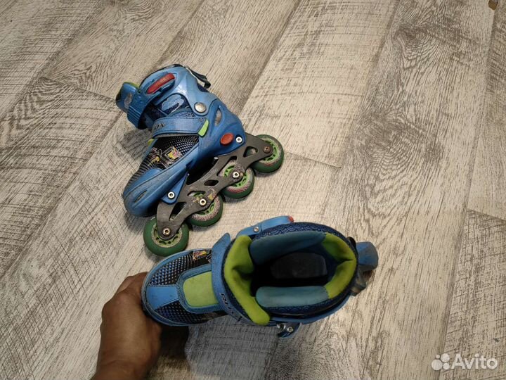 Роликовые коньки детские раздвижные