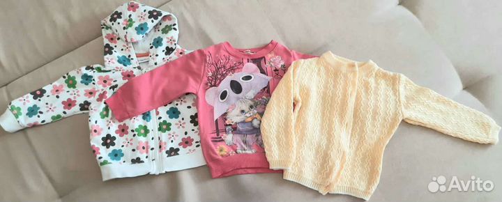 Кофточки для девочки 80