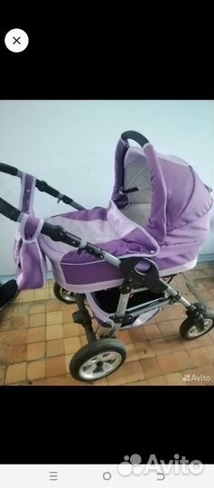 Прогулочная коляска зимняя бу