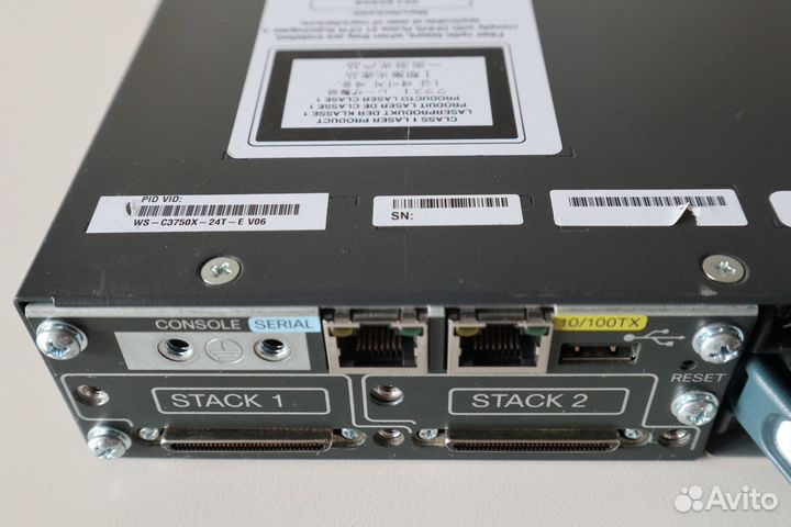 Коммутатор cisco WS-C3750X-24T-E