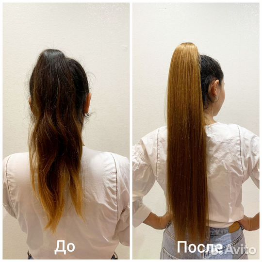 Афрорезинки, накладной хвост на резинке