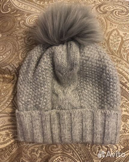 Зимняя шапка для девочки 50-54
