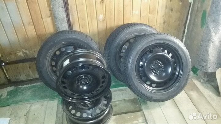 Колёса bridgestone blizzak на штампованных дисках