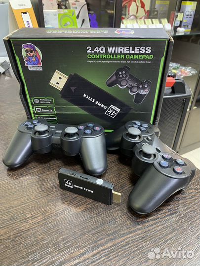 Game Stick 4K Playstation1, Sega, Dendy, Nintendo