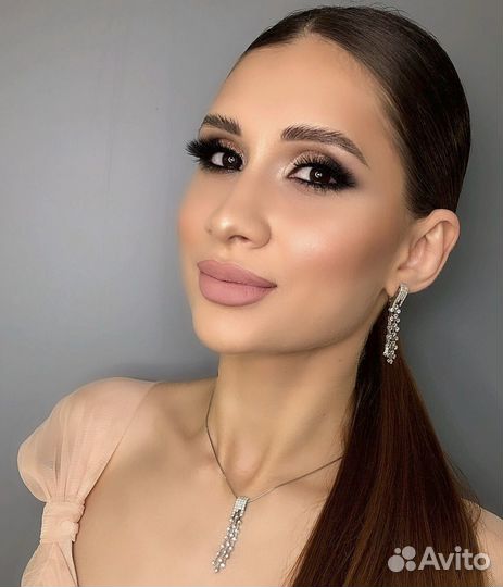 Макияж+локоны