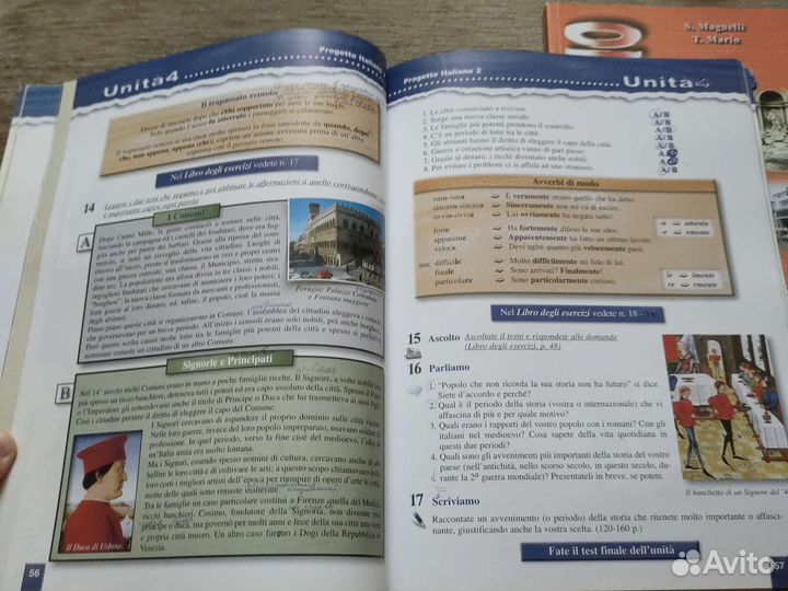 Учебник Progetto italiano 2 + тетрадь