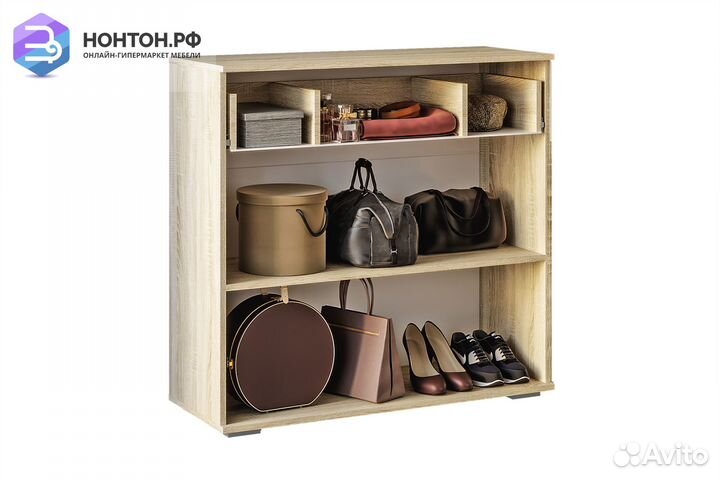 Тумба Белладжио дуб сонома / белый