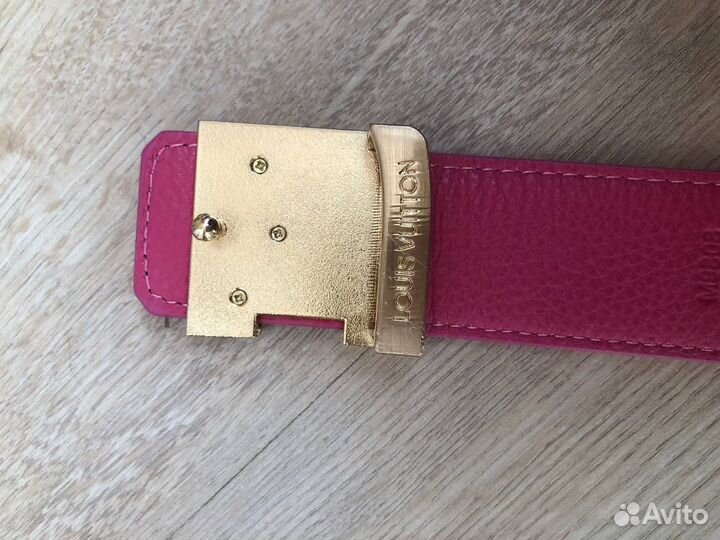 Louis vuitton ремень розовый