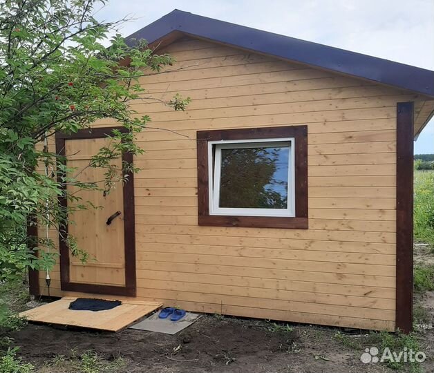 Баня каркасная