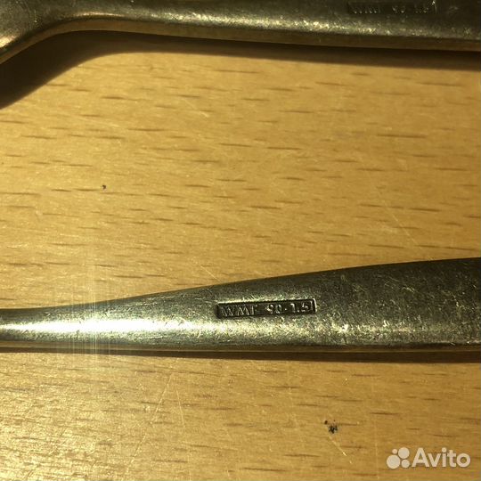 Посеребренные ложки совочки. Германия. WMF