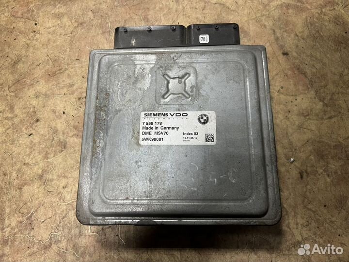 Блок управления двигателем BMW E60