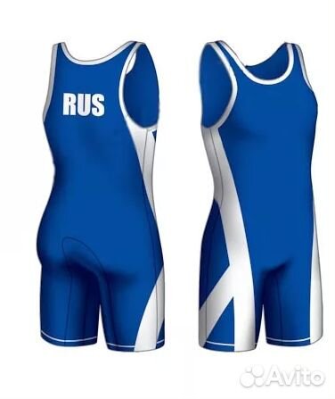 Трико борцовское Рэй-Спорт Мастер (синий, 42)