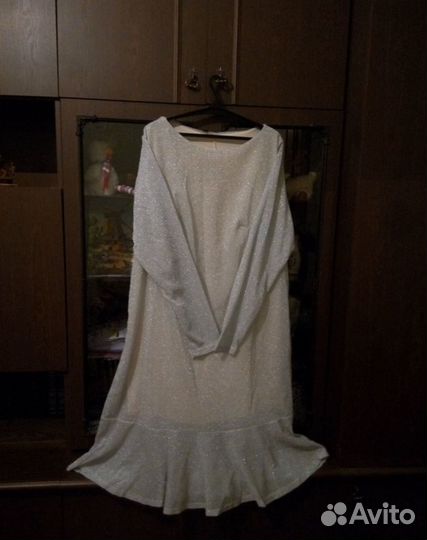 Платье с люрексом р. 62-64