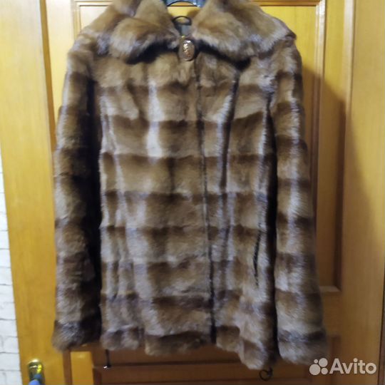 Шуба норковая с капюшоном 42 44