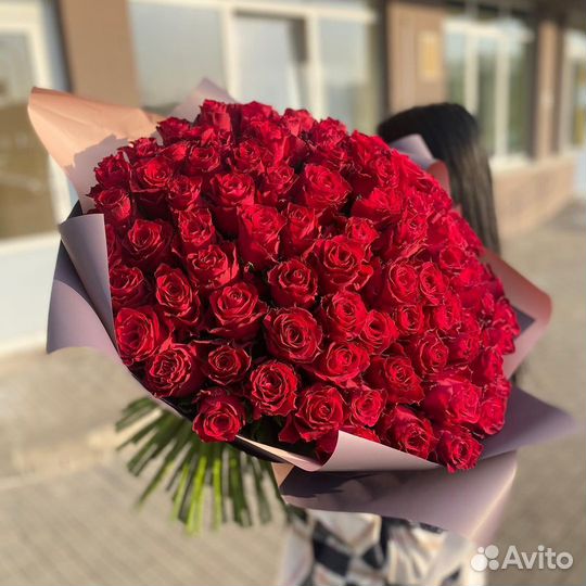 Букеты Красных Роз с Доставкой. Цветы