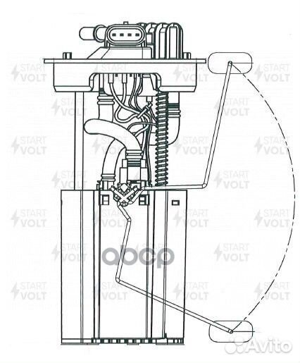 Модуль топливного насоса для а/м Chery QQ6 (06