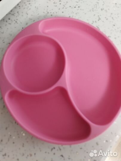 Силиконовая тарелка детская