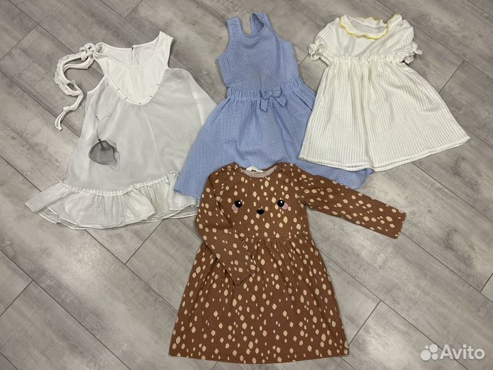 Вещи пакетом на девочку 110-146