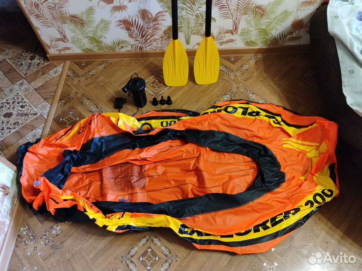 Надувная лодка пвх + насос