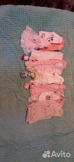 Вещи пакетом на девочку 68 размера