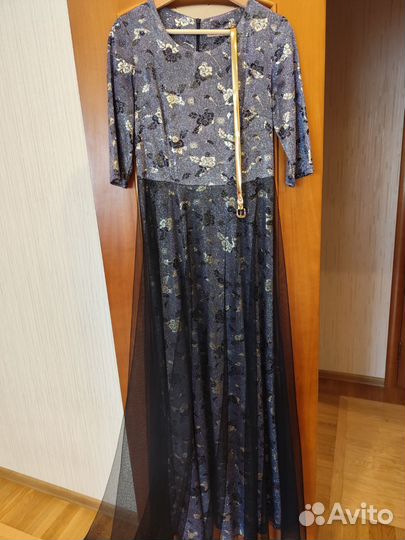 Вечернее платье в пол 46-48 размер
